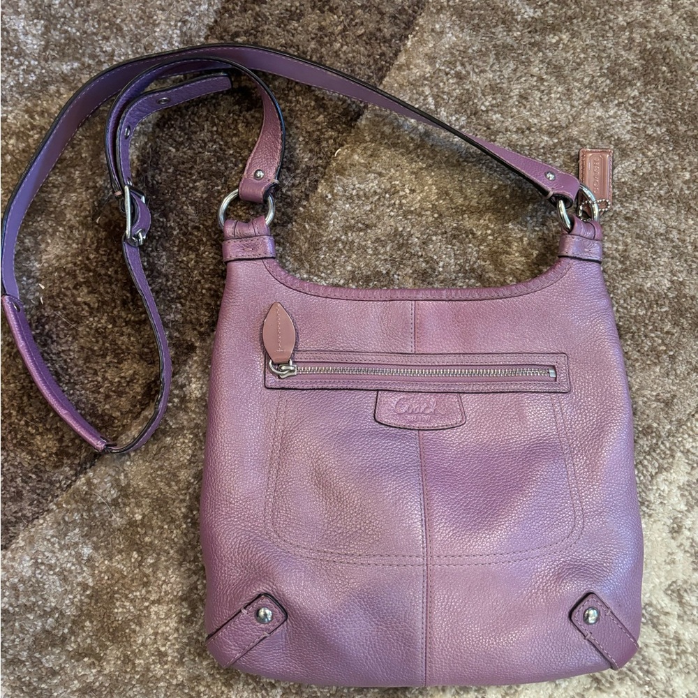 Authentic Coach Penelope Pebbled Leather Handbag